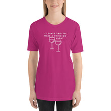 Load image into Gallery viewer, Takes Two Wine T-Shirt