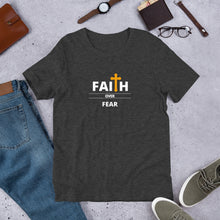 Load image into Gallery viewer, Faith over Fear Cross T-Shirt