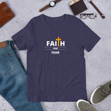 Load image into Gallery viewer, Faith over Fear Cross T-Shirt