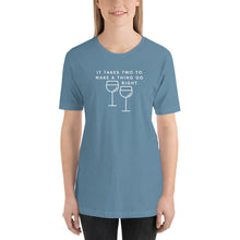 Load image into Gallery viewer, Takes Two Wine T-Shirt