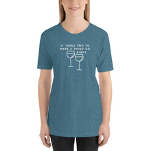 Load image into Gallery viewer, Takes Two Wine T-Shirt
